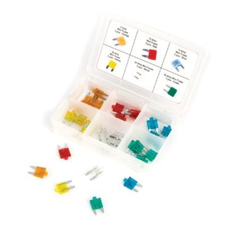 PERFORMANCE TOOL MINI FUSE ASSORTMENT 30-PC PTW5377